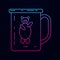 Mug for camping nolan icon. Simple thin line, outline  of camping icons for ui and ux, website or mobile application