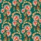 Mughal flower motif all over pattern