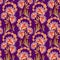 Mughal flower motif all over pattern