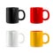 Mugs vector icons