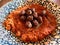 Muhammara with Meatballs Traditional Arabic or Middle Eastern Dip and Antakya