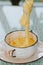 Muhlama - corn porridge with cheese. Kuymak - Guymak - Mihlama - Yaglas