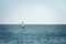 Mui Ne, Vietnam. Man play wind surfing sport in the sea