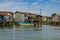 Muisne, Ecuador - March 16, 2016: Slums in poor section of the city, in the coast of Ecuador