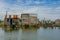 Muisne, Ecuador - March 16, 2016: Slums in poor section of the city, in the coast of Ecuador