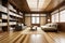 Muji Design, An Empty Wooden Room, And Interior Cleaning Of A Japanese Room. Generative AI