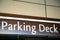 Mukti level parking deck sign