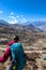 Muktinath - A woman wandering in Himalayas