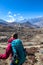 Muktinath - A woman wandering in Himalayas