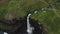 Mulafossur Waterfall on Faroe Island