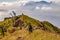 Mulayit Taung,Moei Wadi,Myanmar. NOVEMBER 9,2019: Hikers are trekking to the peak of mount mulayit