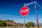 Mulholland Highway sign, Los Angeles, California