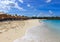 Mullet bay beach in st. Maarten