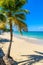 Mullins Beach - tropical beach on the Caribbean island of Barbados. It is a paradise destination with a white sand beach and