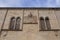 Mullioned windows at Palace of Mayoralgo. Caceres, Spain