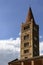 Mullions of huge abbey bell tower windows, Pomposa, Italy