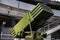 Multi-barrel rocket launcher (MRL) or multiple launch rocket system (MLRS) with32 launch tubes