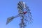 Multi bladed windpump against blue sky in Utah