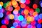 Multi color defocus light background