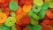Multi color gummy life savers
