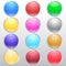 Multi-colored buttons