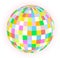 Multi Colored Dance Ball Isolated