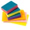 Multi-colored foam sponges for washing dishes