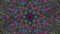 Multi-colored geometrical sci-fi psychedelic glittering background.