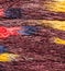 Multi-colored knitting yarn