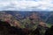 Multi-Colored Mountains in Waimea Canyon in Kauai Hawaii