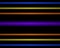 Multi Colored neon light lamp. straight horizontal lines