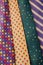 Multi-colored ties