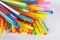 Multi Colorful flexible straws