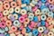 Multi Colorful Sugary Cereal Background