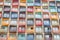 Multi coloured balconies in Spinola Bay