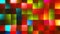 multi coloured glow mosaic, music rhythm pixel cubes motion background