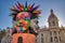 Multi-Faced Head of Fallas statue