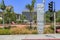 The multi language welcome sign at the famous Grand Park