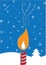 Multi-Lingual Candle holiday card