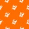 Multi meter pattern vector orange