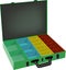 Multi-section plastic box for minutes accessories