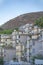 Multi-storey neighborhood apartment buildings near the mountain at San Francisco, California