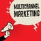 Multichannel Marketing business concept
