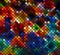 Multicolor abstract light disco background pixel mosaic v