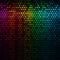 Multicolor abstract lights disco background. Star pixel mosaic vector.