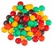 Multicolor bonbon sweets (ball candies) heap