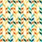 Multicolor chevron style seamless pattern. Arrows texture.