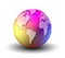 Multicolor Earth Globe