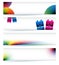 Multicolor gamut banner design