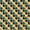 Multicolor geometric abstract houndstooth seamless pattern